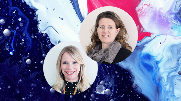 Jaana Ahervuo ja Pauliina Heiskanen